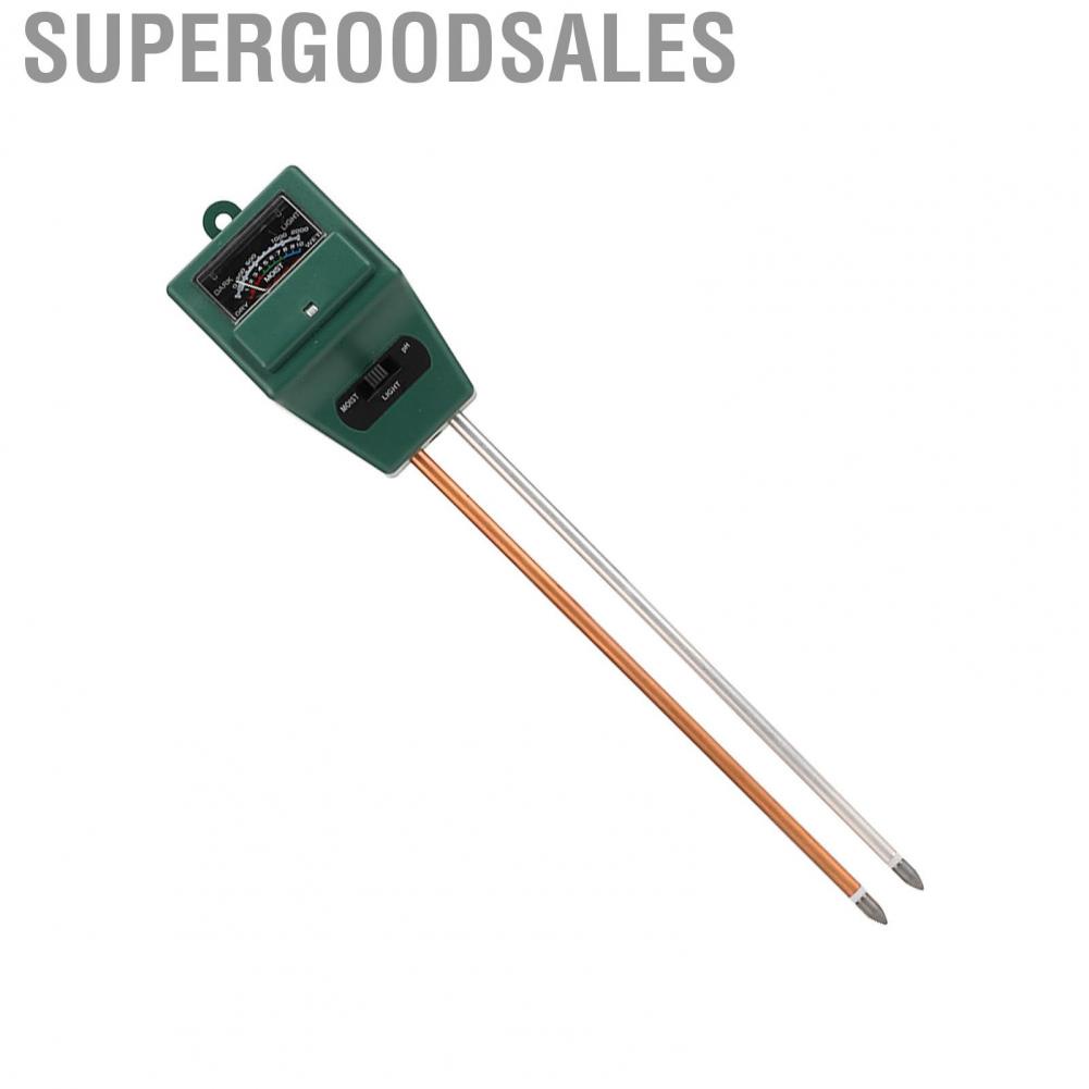 Supergoodsales Soil Tester  18.4cm Probe ABS Water Detector for Planting