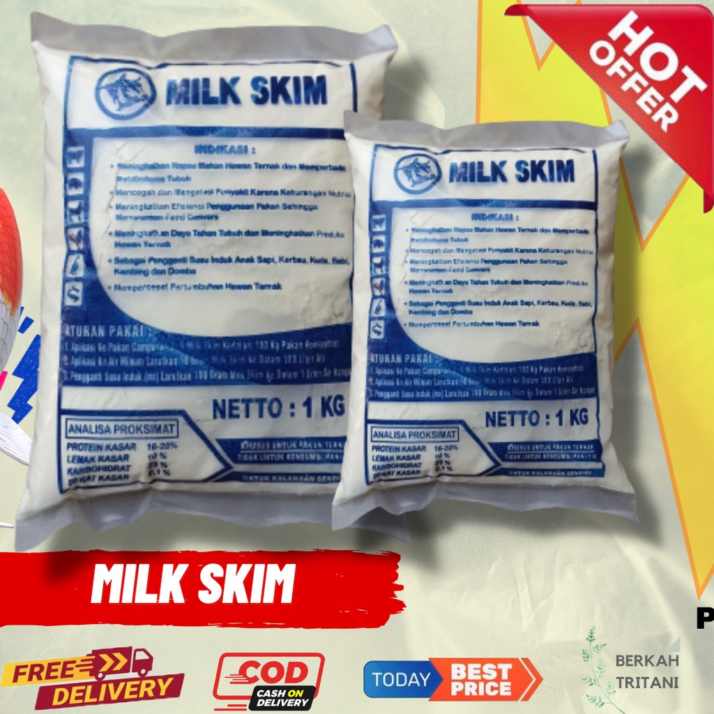 

Maxinos Susu Skim Termurah Susu untuk anak kambing sapi susu ternak 1kg
