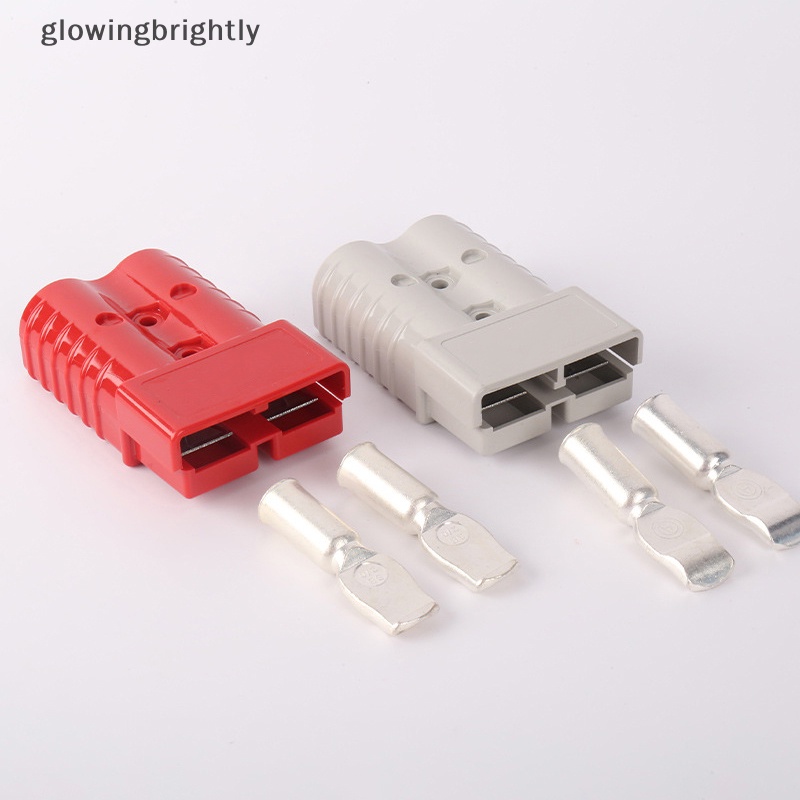 [glowingbrightly] 1pc 600V 50 /120A Anderson Plug Sets Power Quick Connector Dengan Terminal Penutup Topi Anti Debu Untuk Sambungan Trailer Boat Caravan TFX