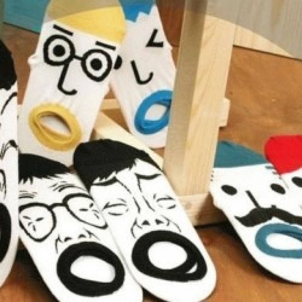 Expresion Socks Kaos Kaki Muka Sandal Rumah