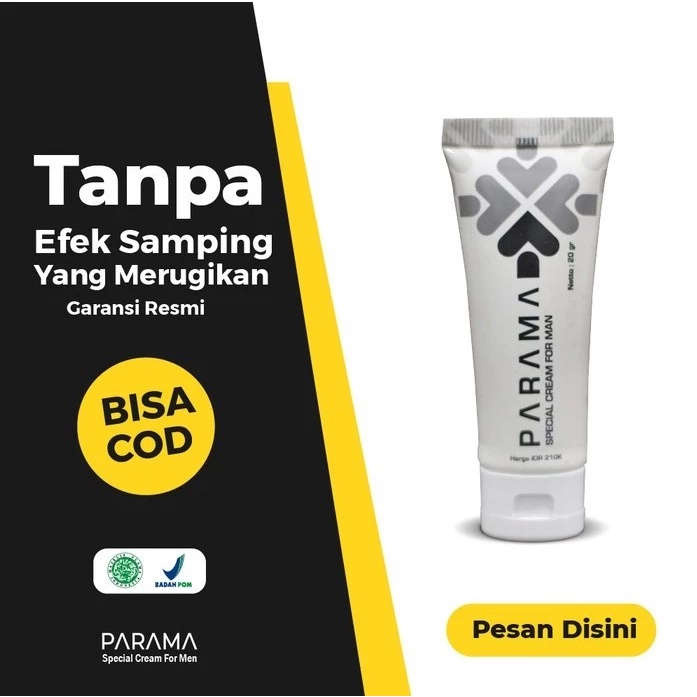 Obat kuat pria tahan lama - obat kuat pria oles JAMINAN AMAN BPOM  PARAMA CREAM obat oles pria tahan