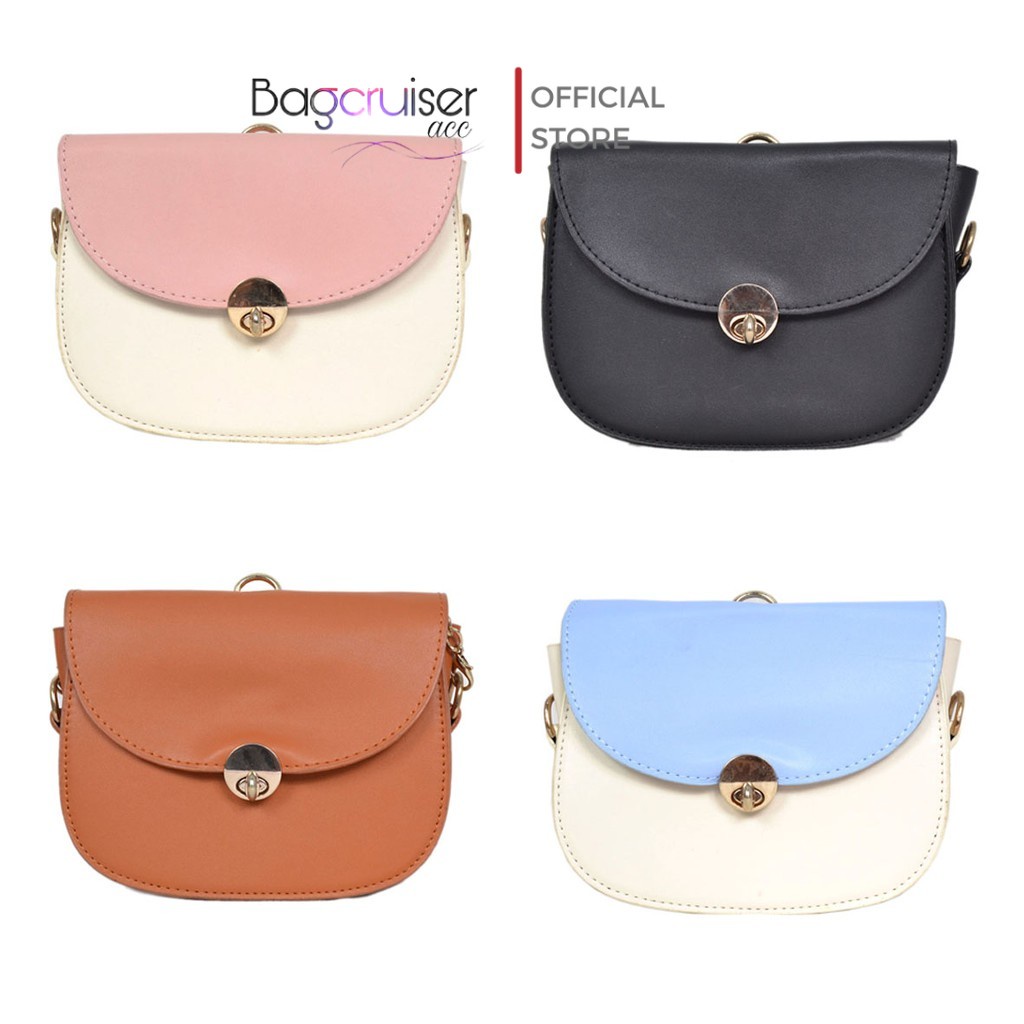 TAS BATAM / FASHION IMPORT- TAS WANITA- 1702 Jepit putar 2 tali BAGCRUISER