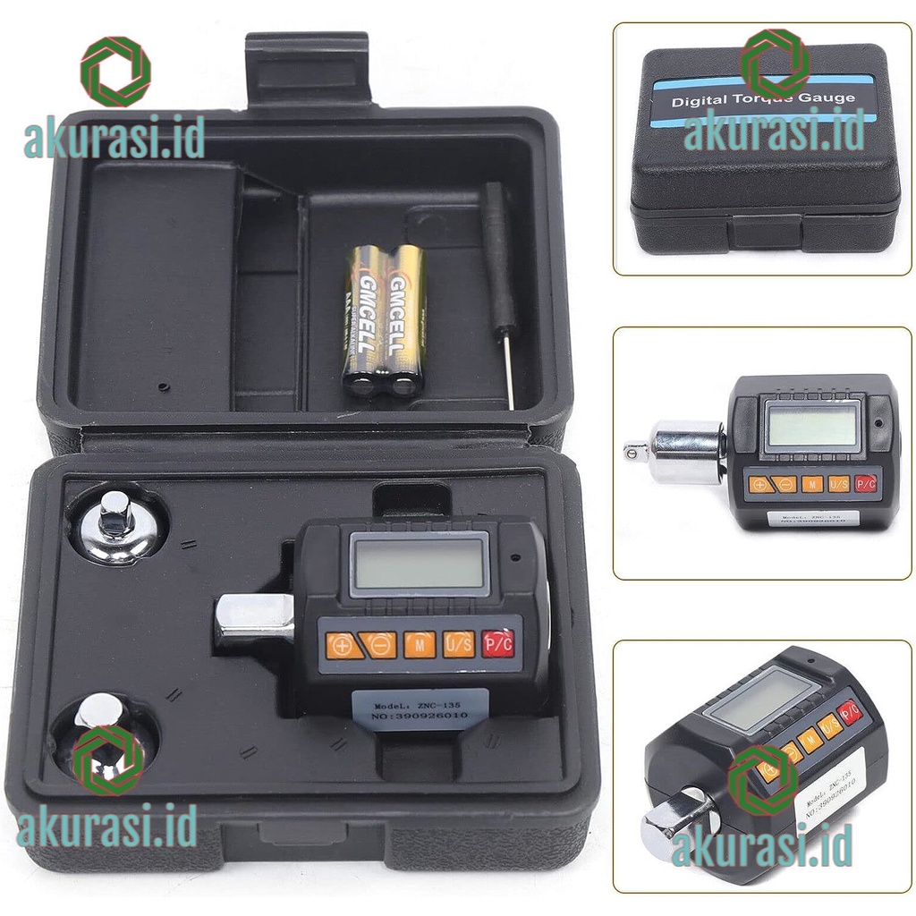 ANC-200 Digital Torque Meter, Portable Torque Wrench High Precision Wrench Adapter Electric Torque T