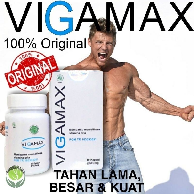 100% ORIGINAL VIGAMAX ASLI ORIGINAL 100% HERBAL - Vigamax Orinal Untuk Pria