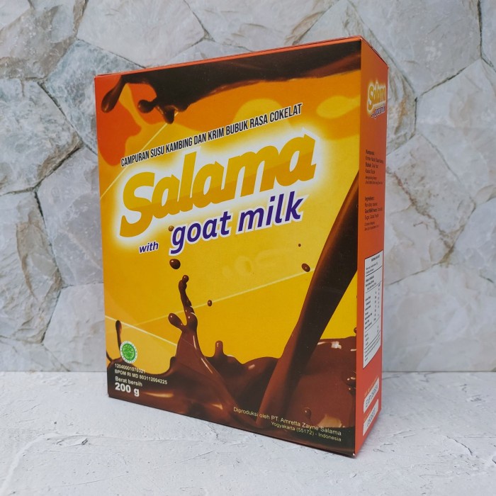 

Salama Goat Milk - Susu Kambing Bubuk Rasa Coklat / Cokelat