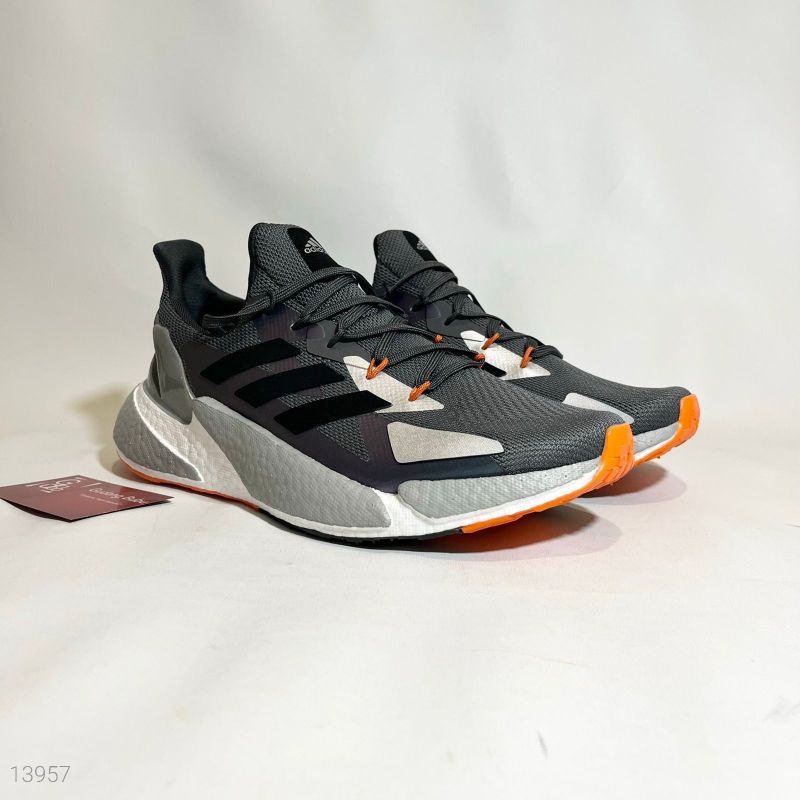 Sneakers Adidas X9000L4 Grey Six Coreblack Orange Sepatu SKU9