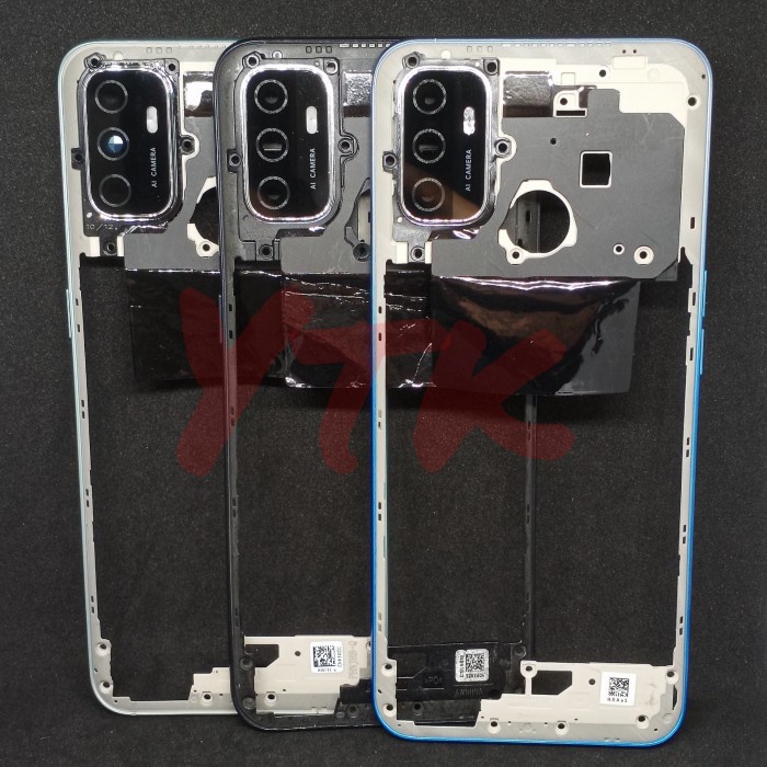 Bezel bezel tutup mesin tulang samping Oppo a53 2020 / Oppo a33 2020