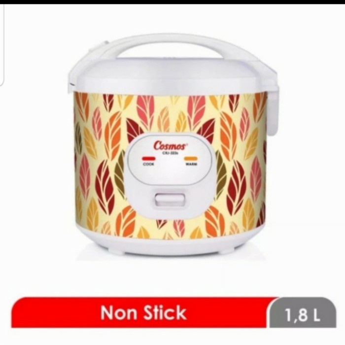COSMOS CRJ323SSO Magic Com 1,8 Liter CRJ 323 SSO Rice Cooker Ori