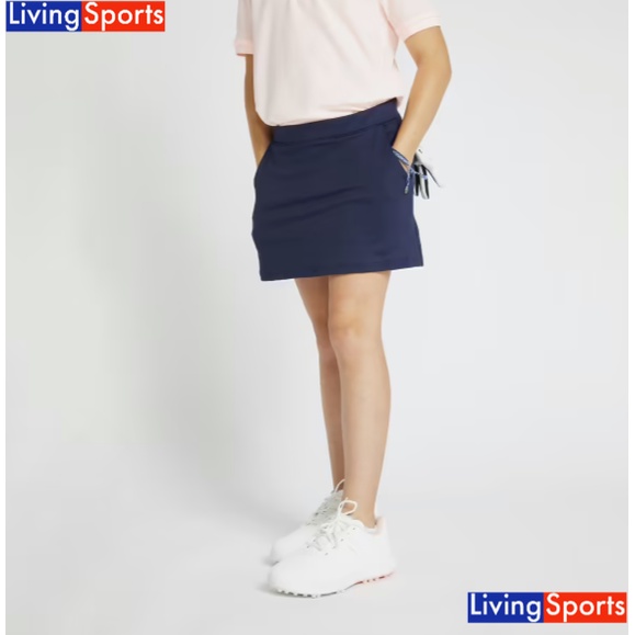 Rok Golf Anak Perempuan Girl's Golf Skort MW500 Navy