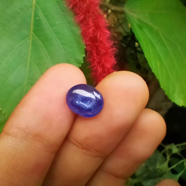 Batu blue safire royal super bongkahan langka permata asli natural alam safir biru batu kelas atas