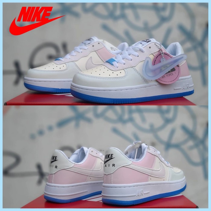 sepatu nike berubah warna market af1 putih original - af1 brubh warna, 36