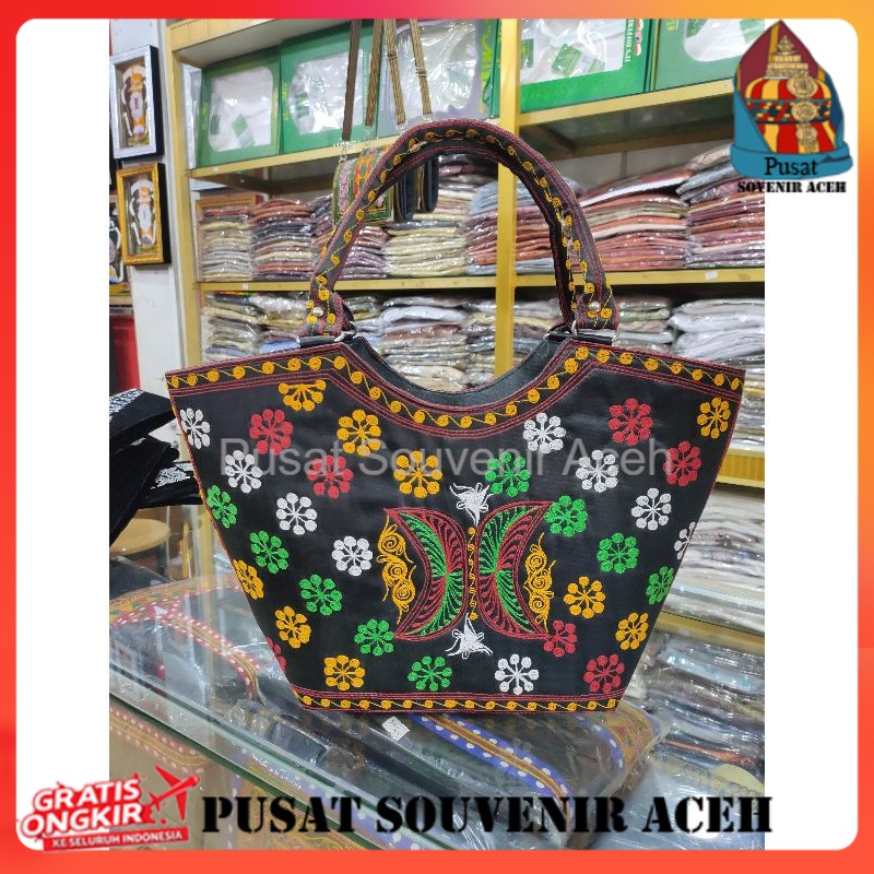 TAS BUNGA ACEH / TAS TIMBA MOTIF KHAS ACEH