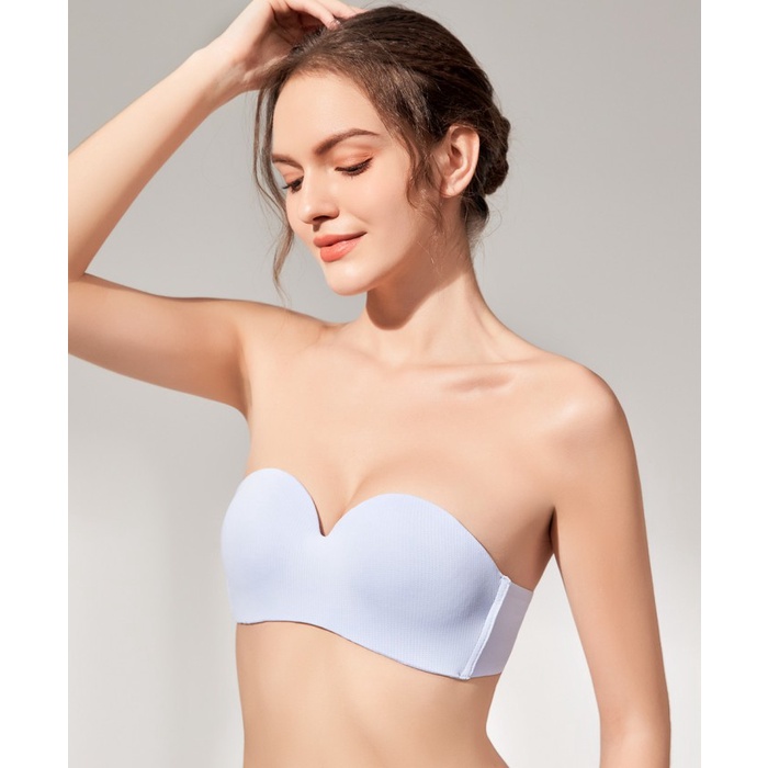 New Diskon COD Young Curves Bra Deep V Multiway 1/2 Cup B C03-10315 - Beige, 36B