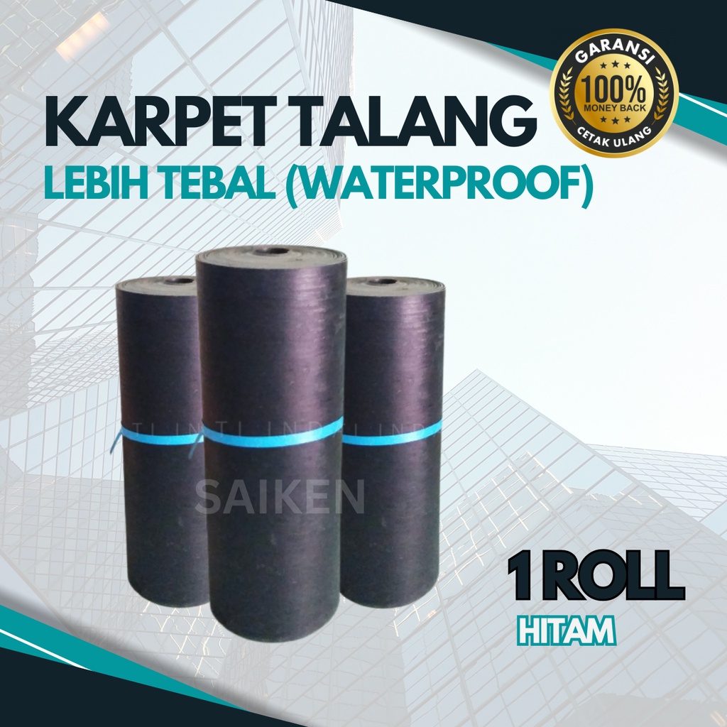 Karpet Talang Hitam 1 roll lebar 90cm