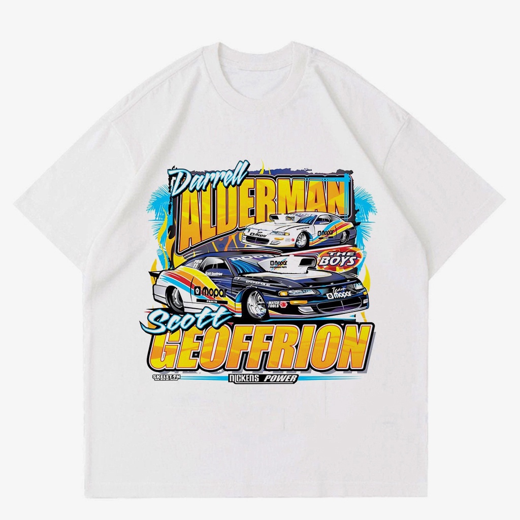 KAOS NASCAR VINTAGE SCOTT & DARREL | T-SHIRT NASCAR RUMBLE RACING "THE BOYS" | BAJU MOBIL BALAP BY P