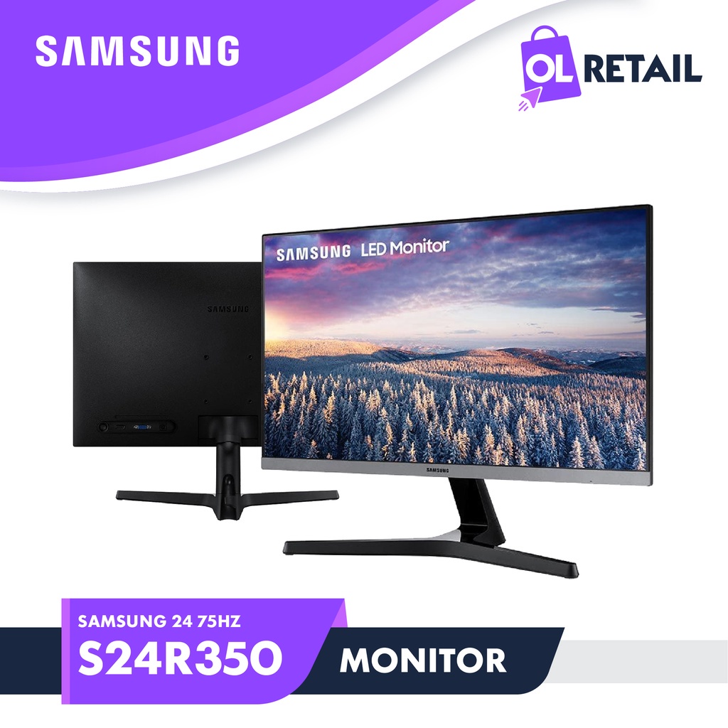MONITOR SAMSUNG S24R350 24" 75Hz IPS FHD HDMI LED (LS24R350FHE)