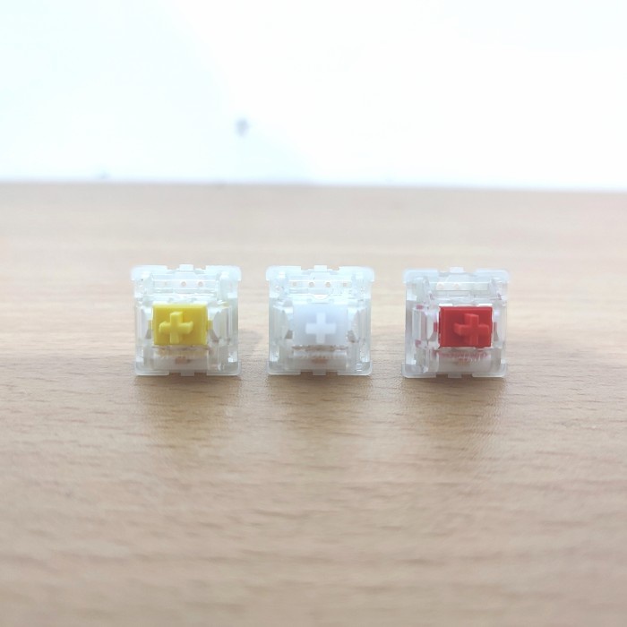 JWICK MECHANICAL KEYBOARD SWITCH - RED, YELLOW & WHITE - YELLOW