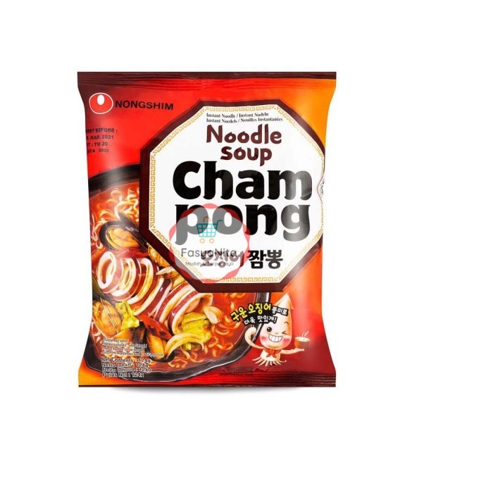 

Nongshim Cham Pong Soup Noodle Mie Instan Korea