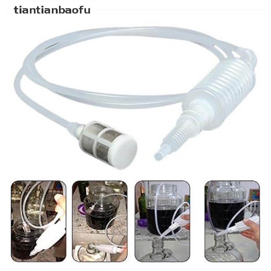 [tiantianbaofu] Syphon Syphon Plastik Alat Seduh Food Grade Distiller Filter Tabung Butik