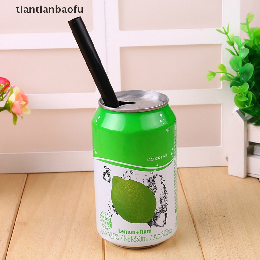 [tiantianbaofu] 100 Pcs 7.5 &quot;Besar Milkshake Sedotan Mutiara Boba MilkTea Smoothie Minum Butik Pesta