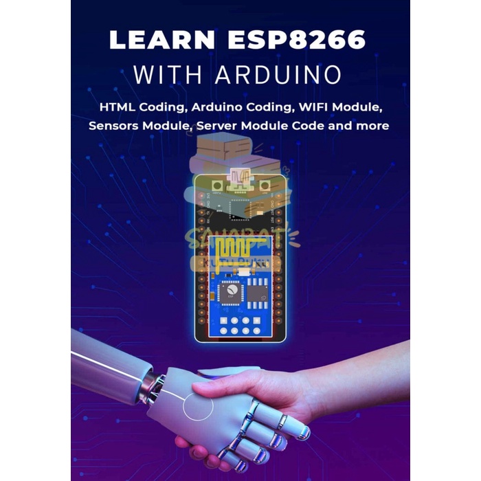 Buku LEARN ESP8266 WITH ARDUINO: HTML Coding, Arduino Coding, WIFI Module