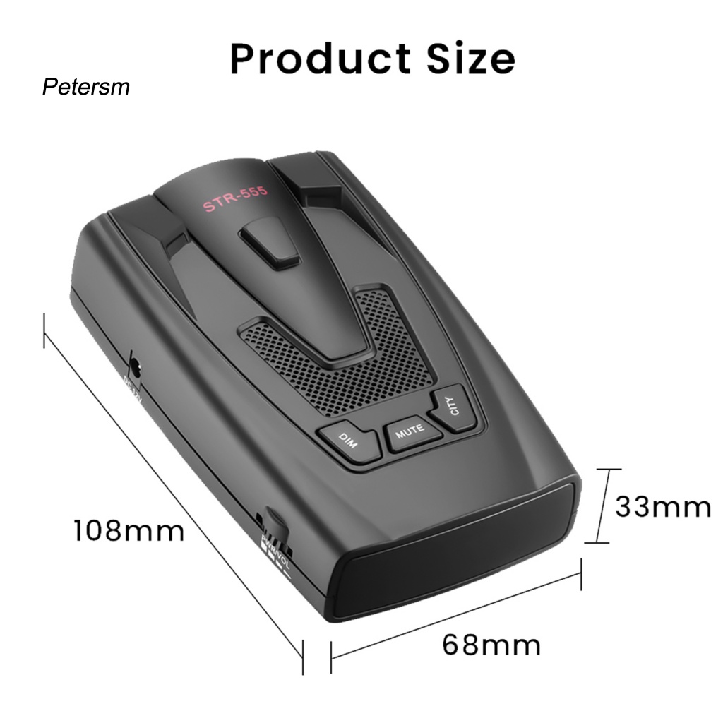 Pp Detektor Radar Kecepatan Mobil Portable Untuk Keamanan Berkendara Mobil Car Radar Detector Praktis