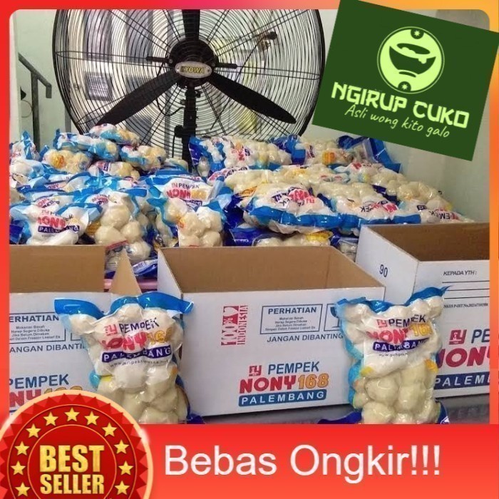 

Empek empek Pempek Palembang Asli Nony 168-paket isi 100 pempek kecil