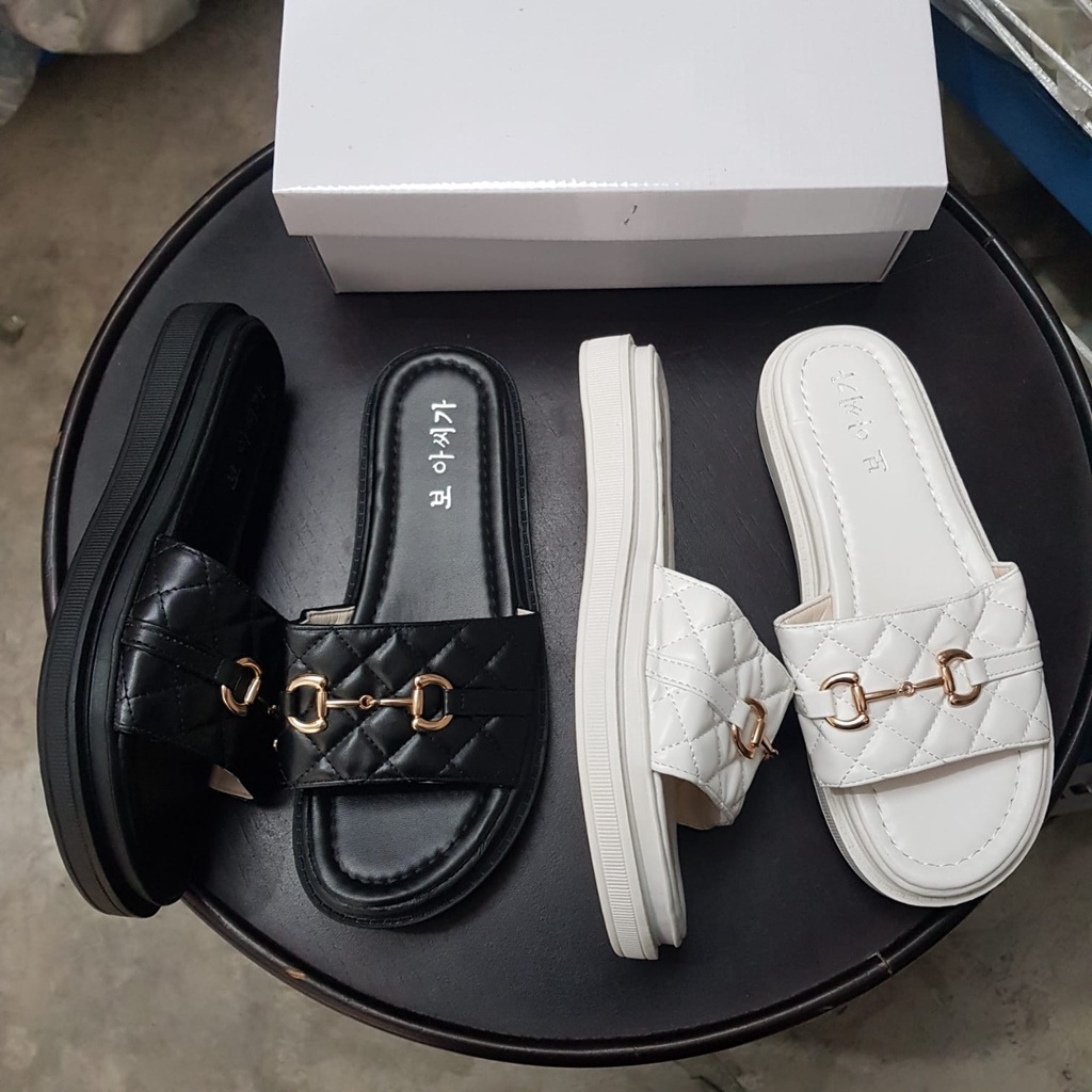 Sepatu Sandal Wanita Sol Tebal Premium Import Model Terbaru Murah  B10