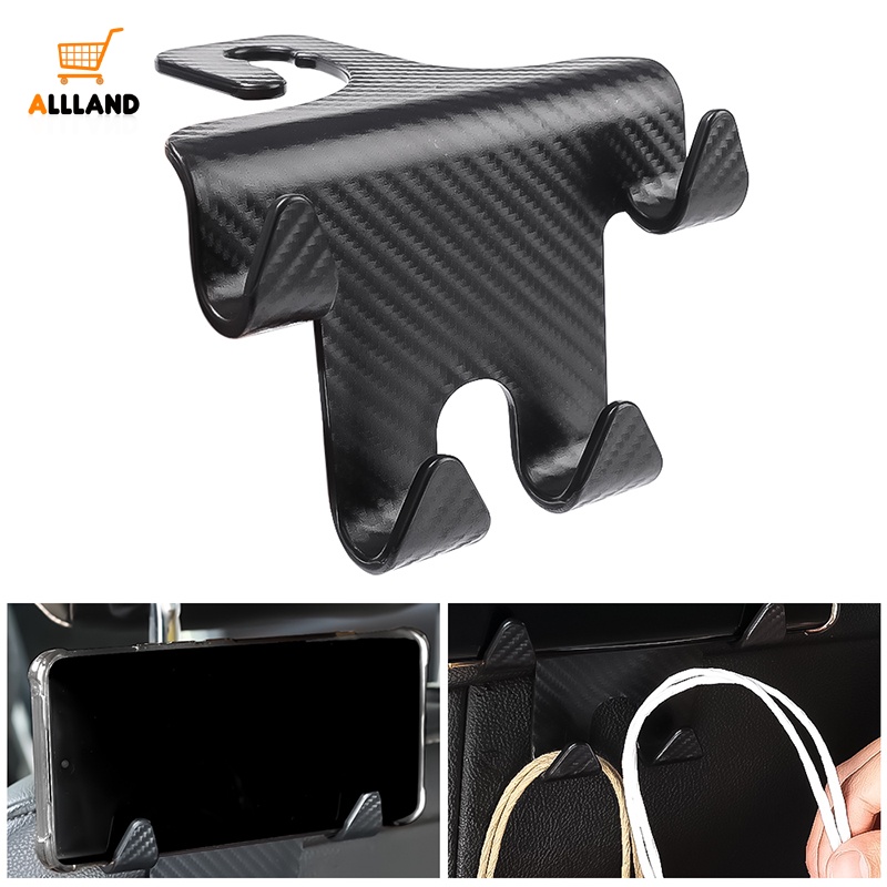 Portable Car Seat Mounted ABS Strong Load-bearing Hook/Rak Gantung Penyimpanan Ponsel Otomotif/Tas Serbaguna Kendaraan Atur Kait