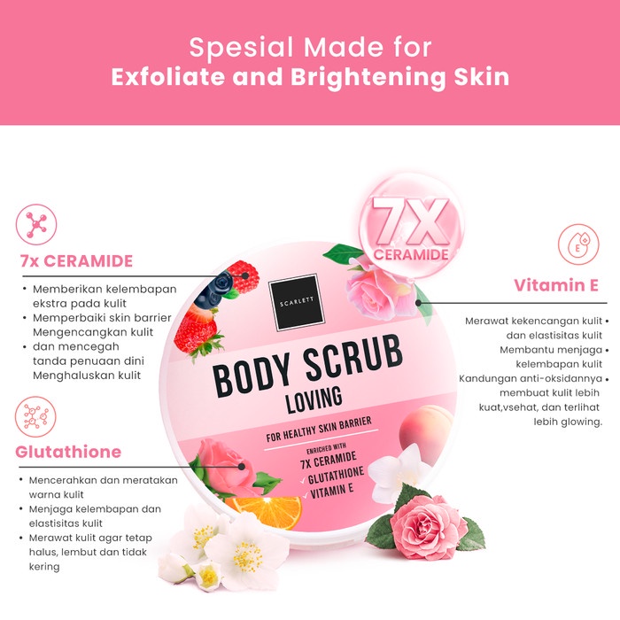 ★ BB ★ Scarlett Whitening Loving SERIES | Body Lotion - Body Cream- Body Serum - Body Scrub - Shower Scrub