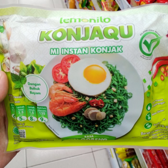Lemonilo Konjaqu Mie Goreng - Mie Instan Konjak 78gr