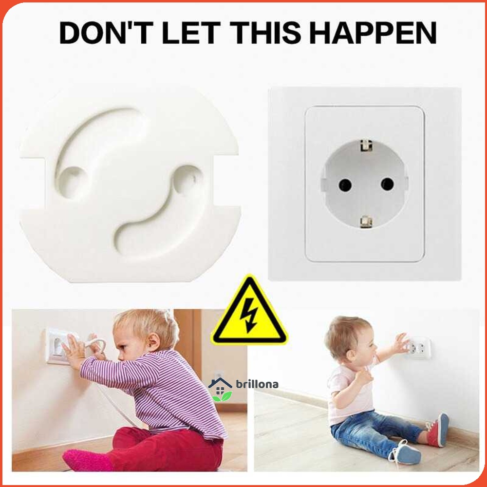 Safety Socket Plug Listrik EU Spring Style - ZC6001