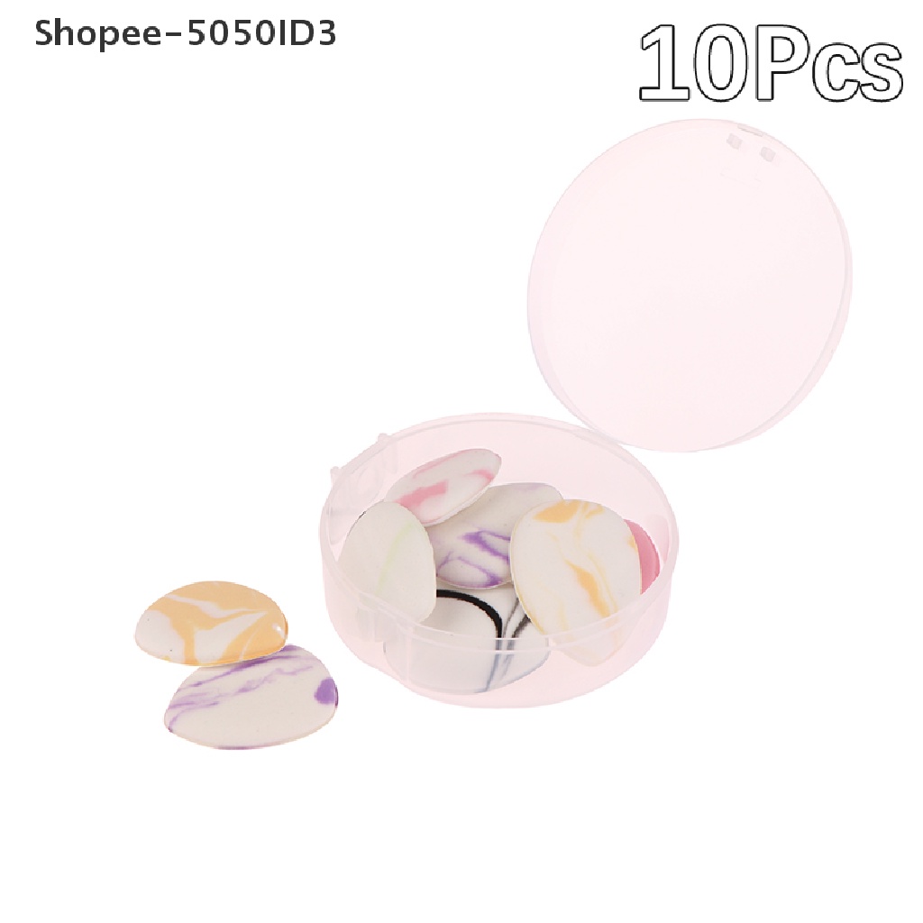 [HOT] 5/10pcs Mini Finger Puff Foundation Powder Detail Makeup Sponge Alat Makeup [ID]