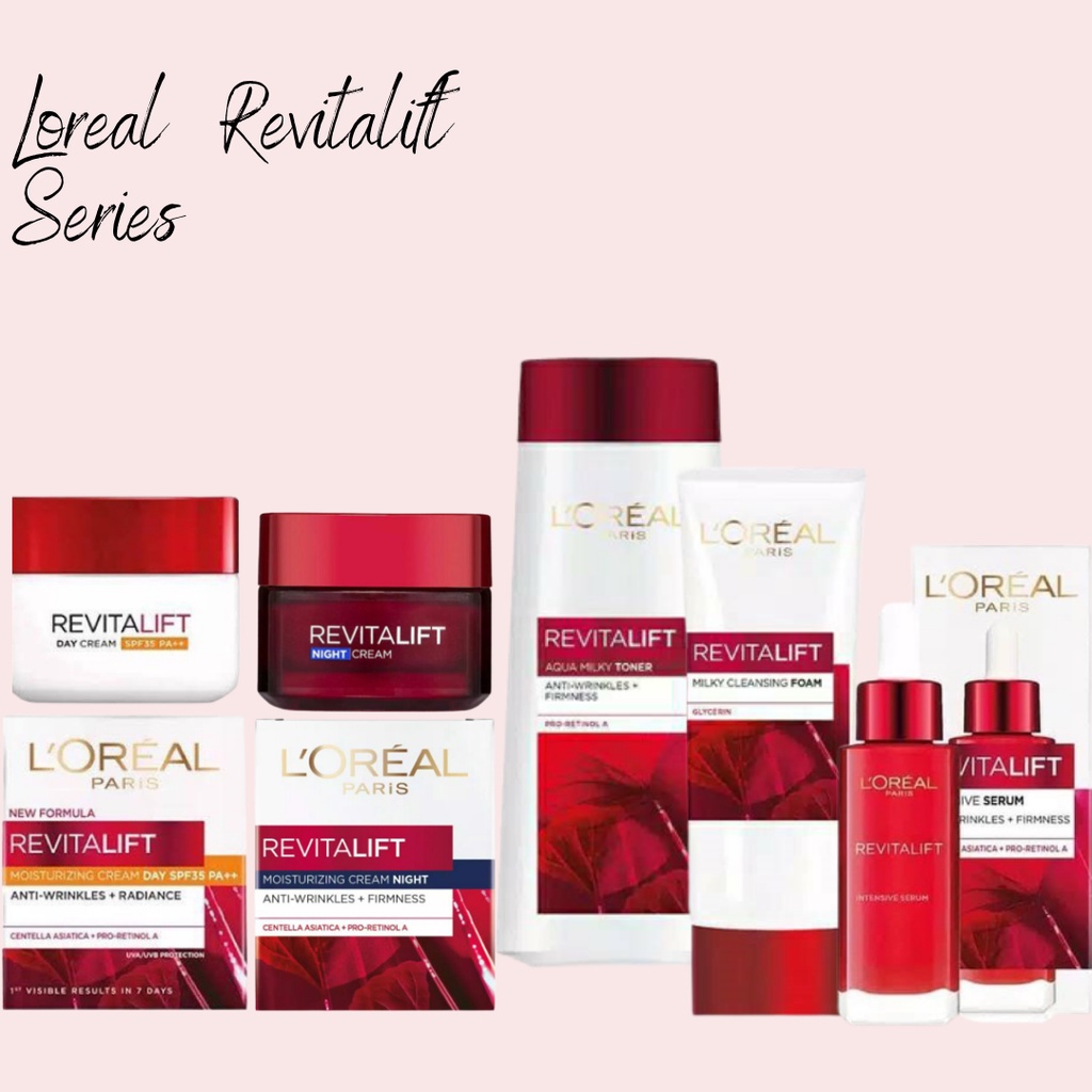 ❤️ MEMEY ❤️ LOREAL Revitalift | Moisturizing Day Night | Milky Toner | Foam | Serum 50