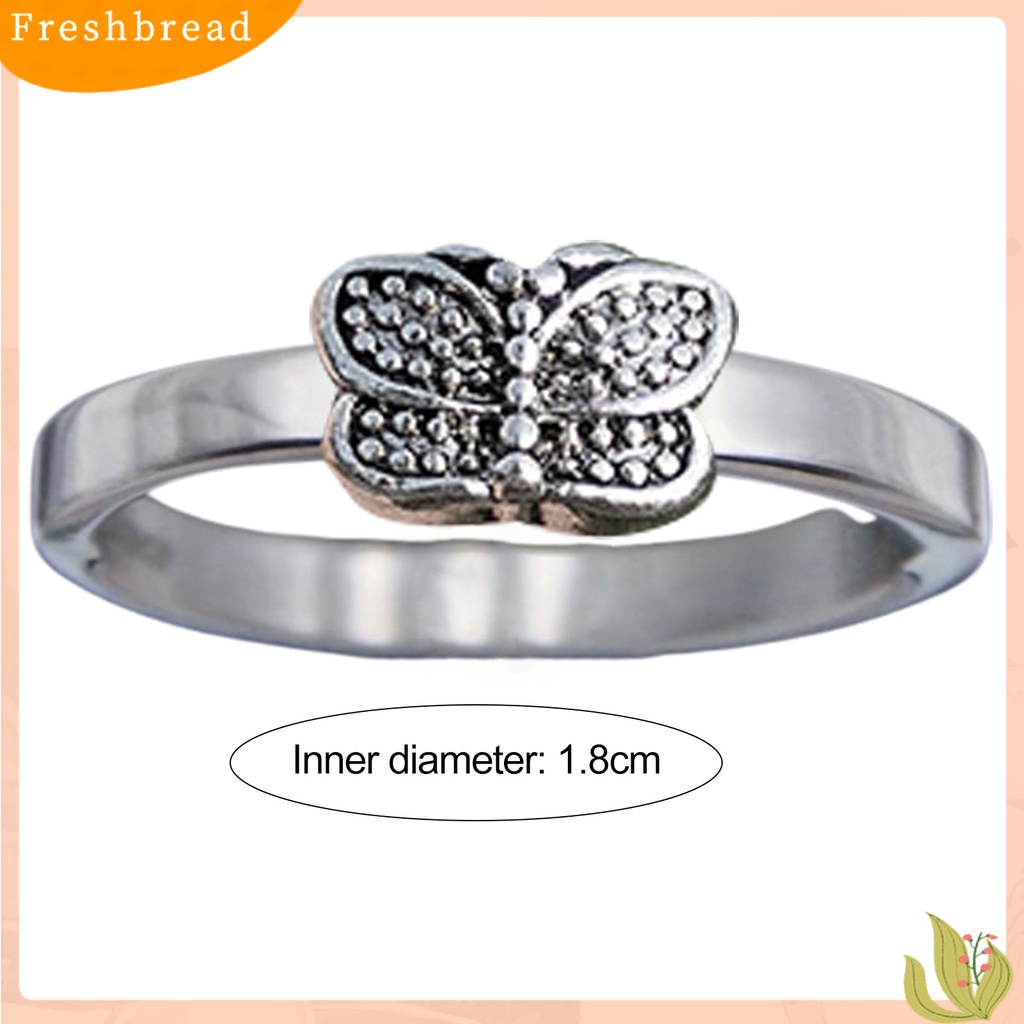 &lt; Freshbread &gt; Wanita Cincin Kepribadian Hias Gaya Eropa Fashion Retro Skeleton Silvering Finger Ring Untuk Pakaian Sehari-Hari