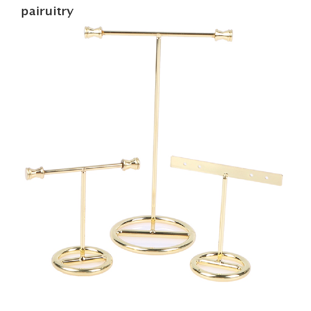 Prt Earrings Display Stand Rak Display Anting Emas Bentuk T Anting Showcase PRT