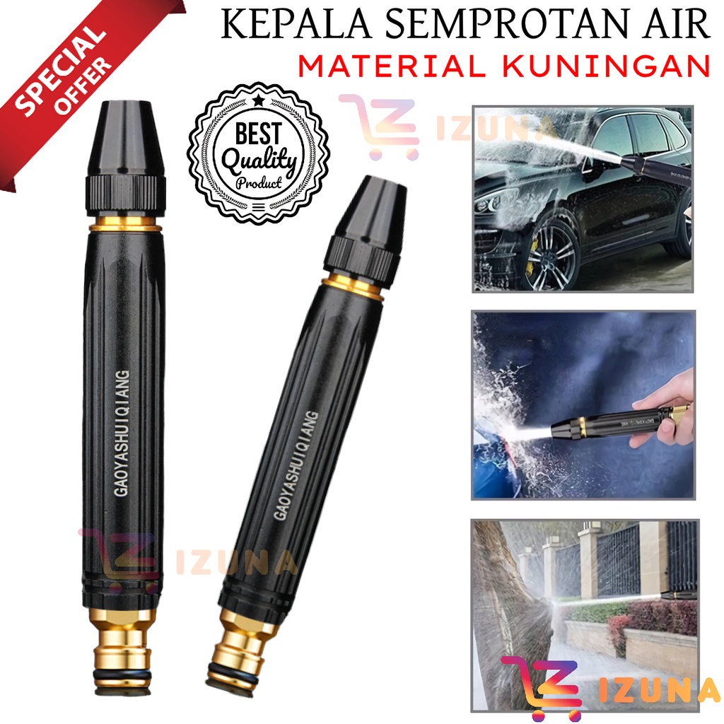 [IZUNA] SEMPROTAN AIR CUCI MOBIL DAN MOTOR / KEPALA SEMPROTAN AIR / SEMPROTAN TAMAN / HOSE NOZZLE / SEMPROTAN AIR SPRAY KUNINGAN