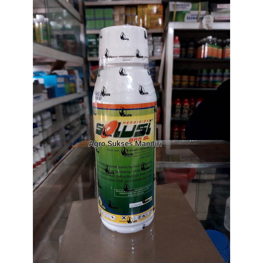 Solusi/Solusi 400 ml/Herbisida Solusi 865SL 400 ml/Obat Rumput Herbisida Solusi 400 ml/Obat Pembasmi