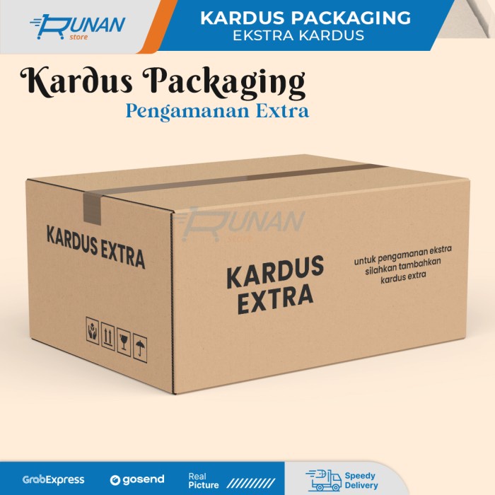 

Tambah Packaging Kardus dan Extra Bubble Wrap Safe Packet