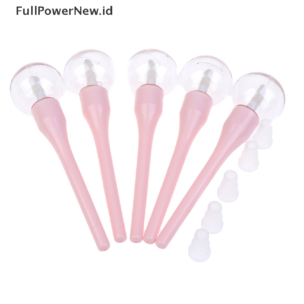 Power 5pcs 6ml Lollipop Tabung Lip Gloss Kosong Mini Botol Isi Ulang Lips Balm Bottle ID