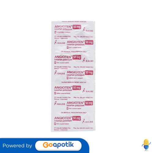 ANGIOTEN 50 MG STRIP 10 TABLET