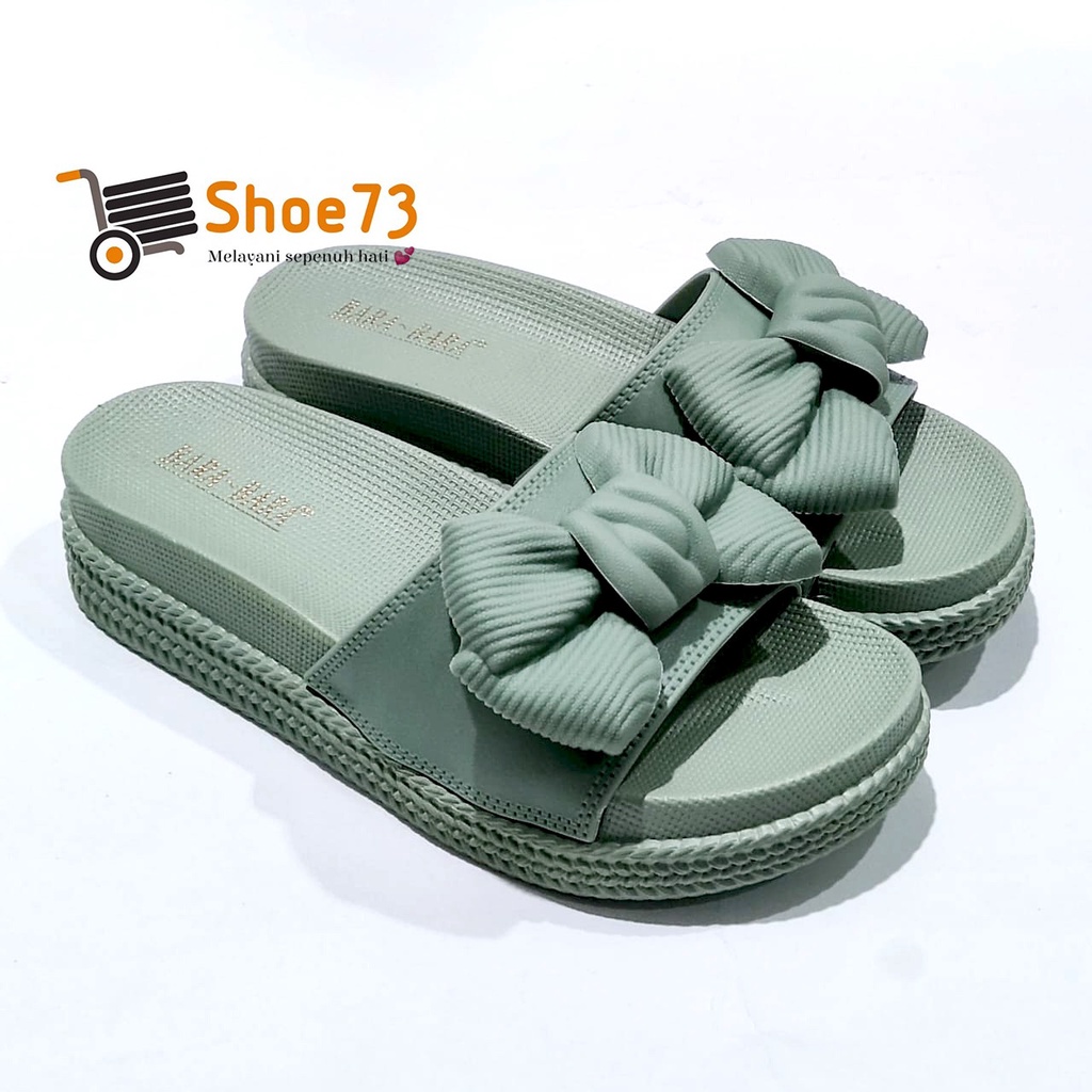 BARA BARA JSL 895 B-21BW NEW SIZE 36-40 ORIGINAL l Sandal selop jelly wanita l Sendal kokop cewek impor