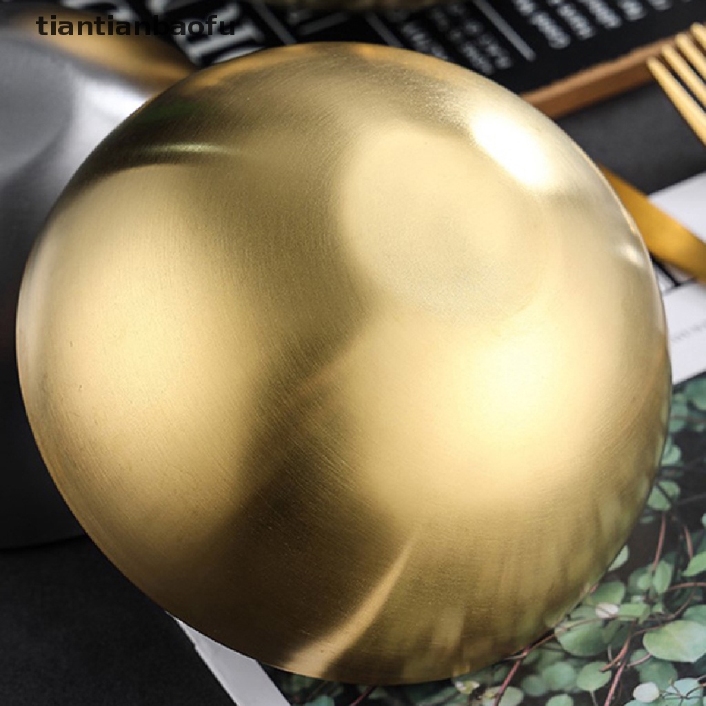 [tiantianbaofu] Mangkuk Stainless Steel Salad Soup Mixing Serving Korea Metal Pasta Storage Bowls Butik