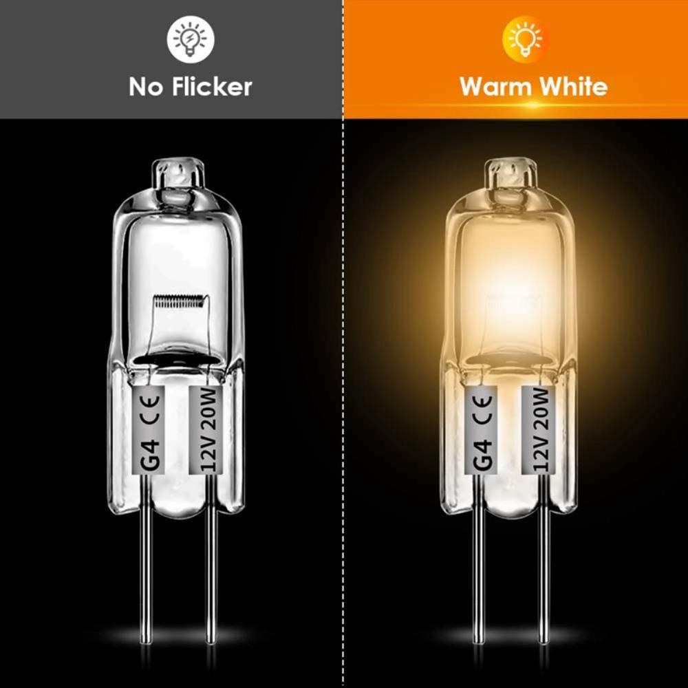 [Elegan] Manik-manik Lampu Halogen 12V 10W Warm White Indoor Crystal 2800K Bola Dunia Cahaya