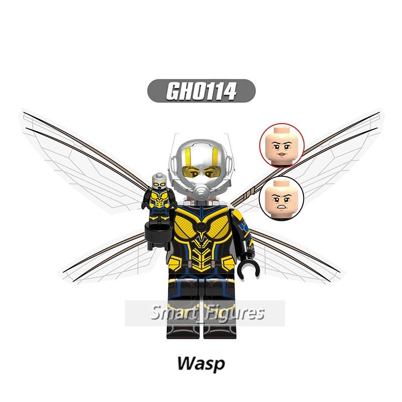 Minifigure Wasp Ant-Man Casey Lang Chaoying Series Mainan Edukasi Anak Merakit Blok Bangunan