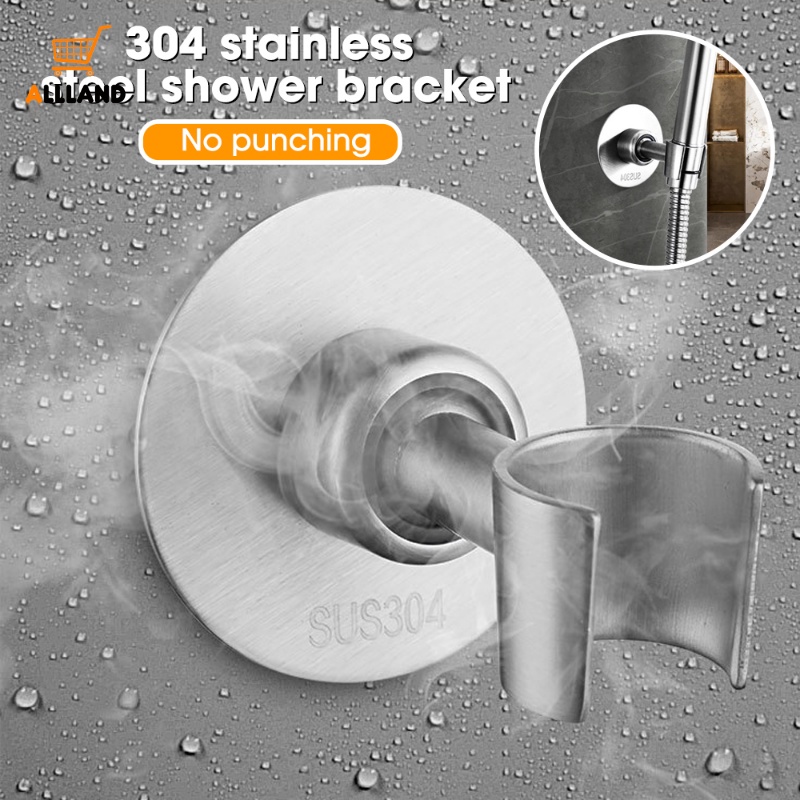 Holder Kepala Shower Tempel Dinding Kamar Mandi Dengan Sekrup/Braket Showerhead Sudut Adjustable Stainless Steel304