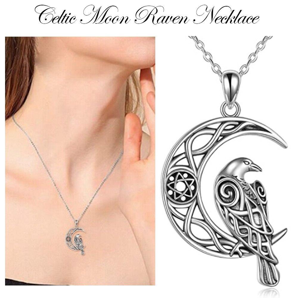 Lily Raven Kalung Adjustable Liontin Keberuntungan Ornamen Simpul Celtic