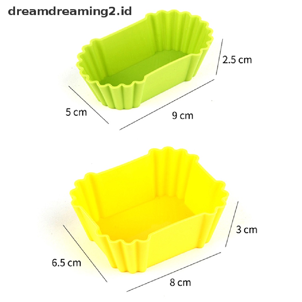 (hot) 3pc/set Bento Dish Cup Lunch Separator Alat Dapur Aksesoris Cetakan Kue Panggang//