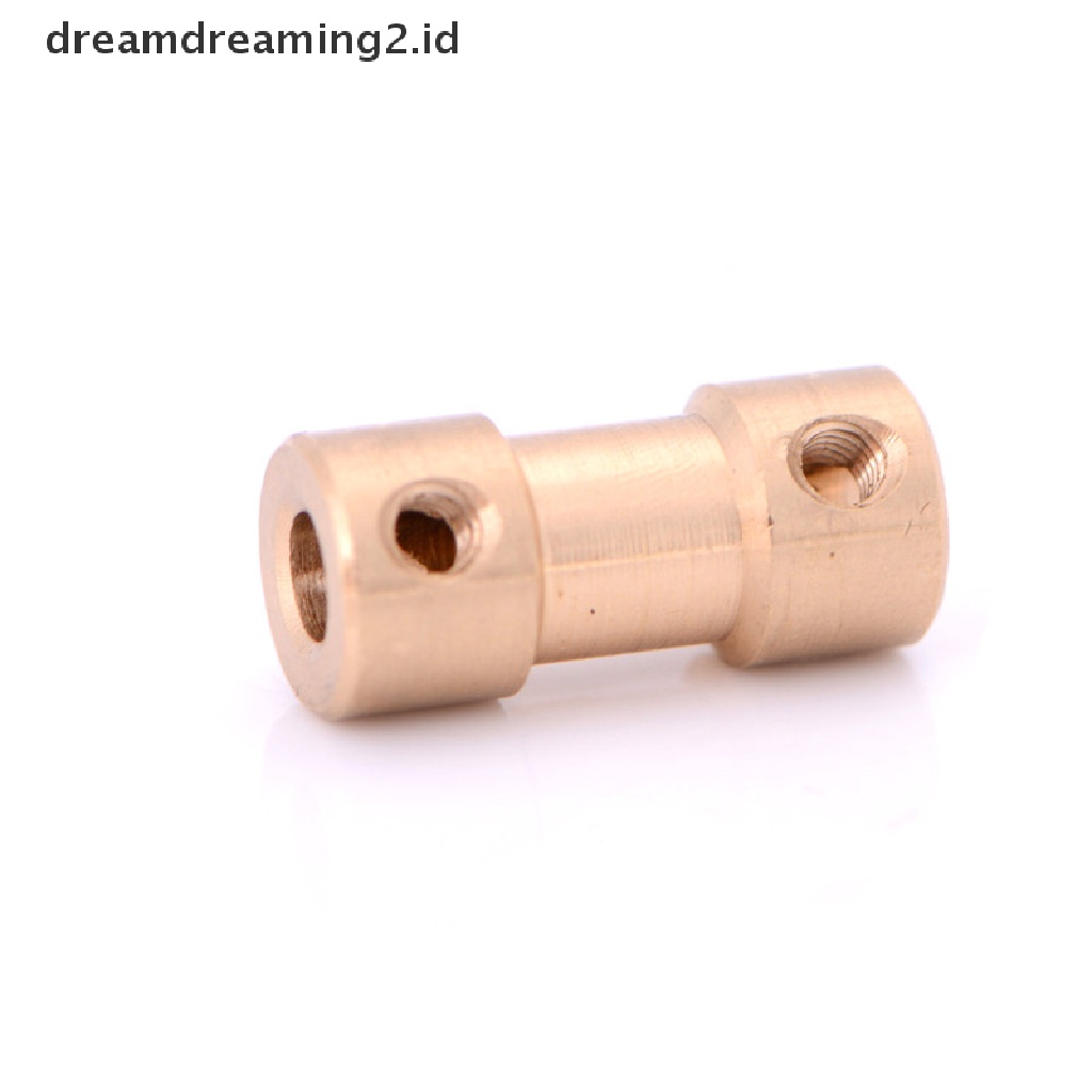 (hot) Baru2 /3/3.17 /4/5mm Motor Shaft Tembaga Coupling Coupler Konektor Lengan Adapter//