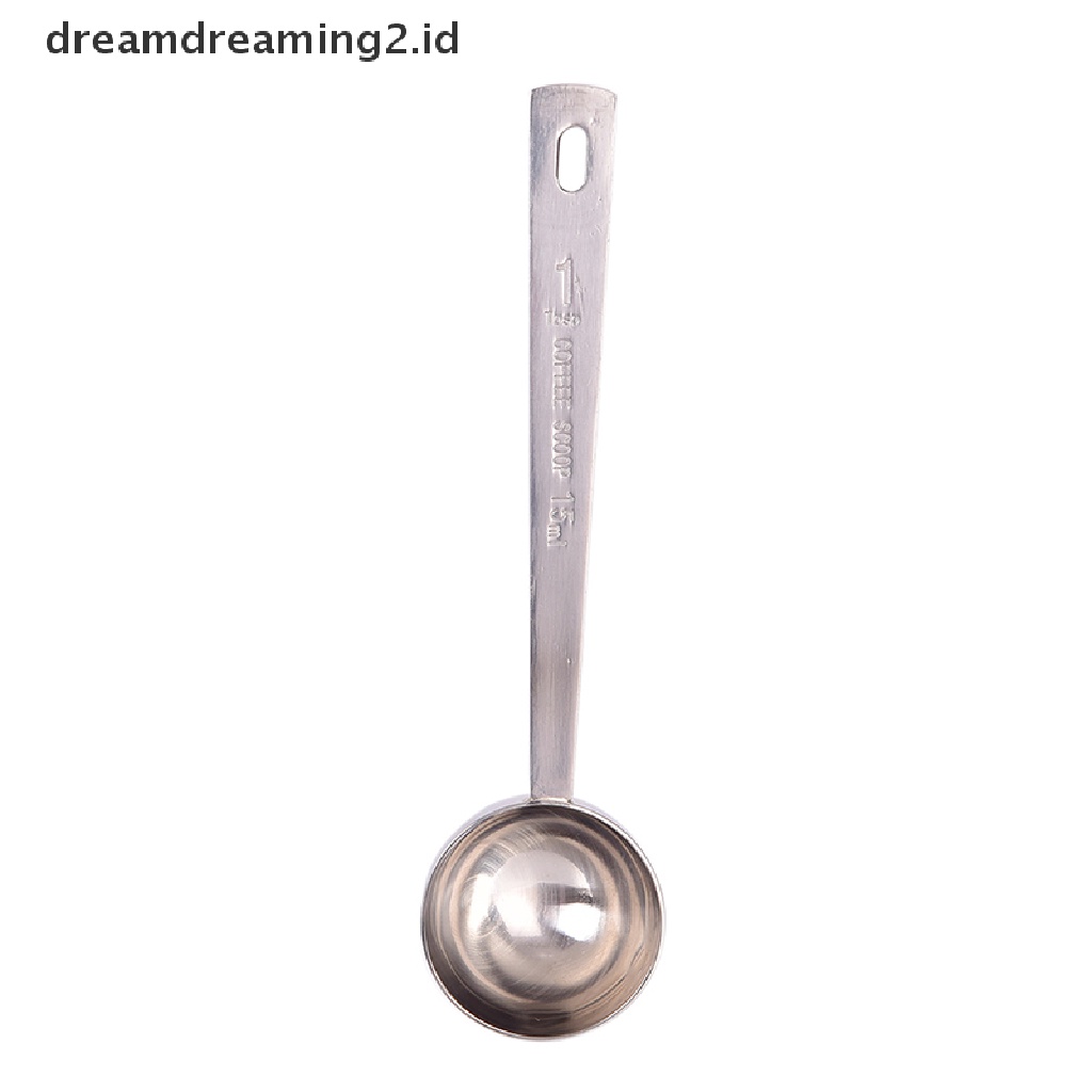 (hot) Sendok Takar Kopi Sendok Makan Stainless Steel Scoop Coffee Tea Baking Sugar//